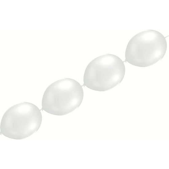 Chain balloons silver