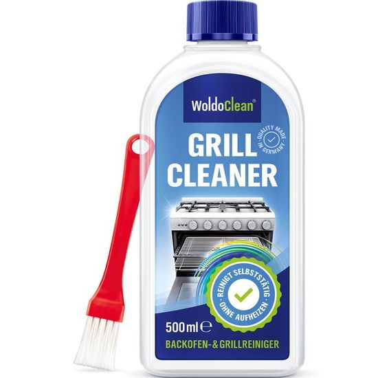 Čistič rúry a grilu + rukavice, mikrovlákno a kefa - 500 ml