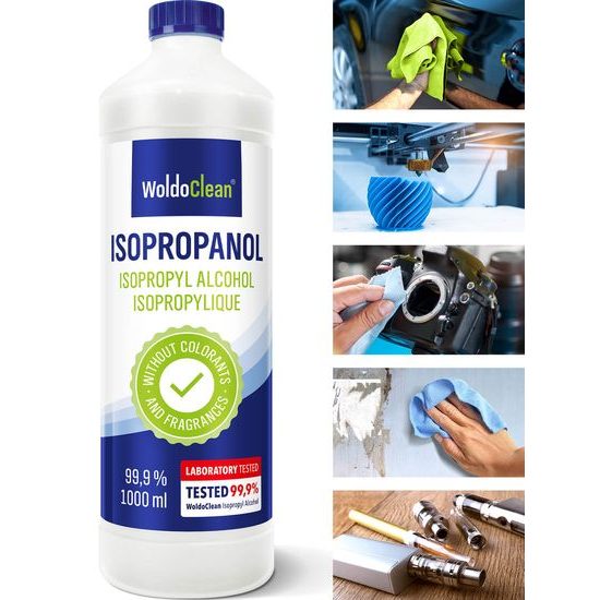 Čistiaci prostriedok Isopropanol 99,9% - Izopropylalkohol IPA - 1000 ml