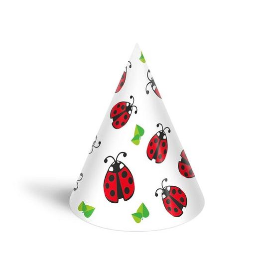 Klobouček karnevalový papírový mix č. 4 6 ks 16 cm