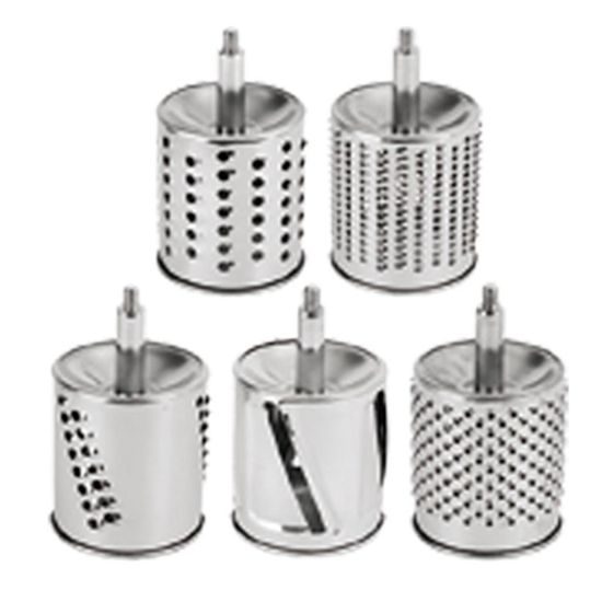 Strojček na strúhanku z nehrdzavejúcej ocele + 5x nástavec