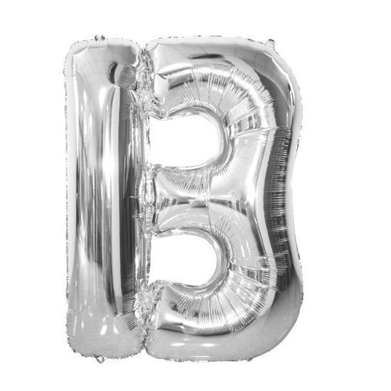 Balloon foil letter "B" 115 cm