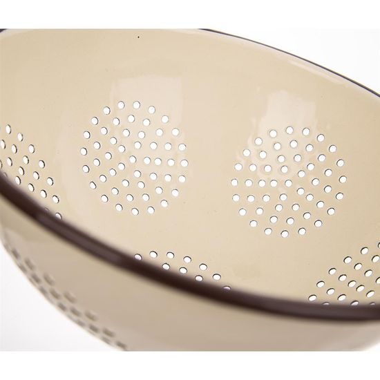 Hálószűrő zománcozott 22 cm BROWN