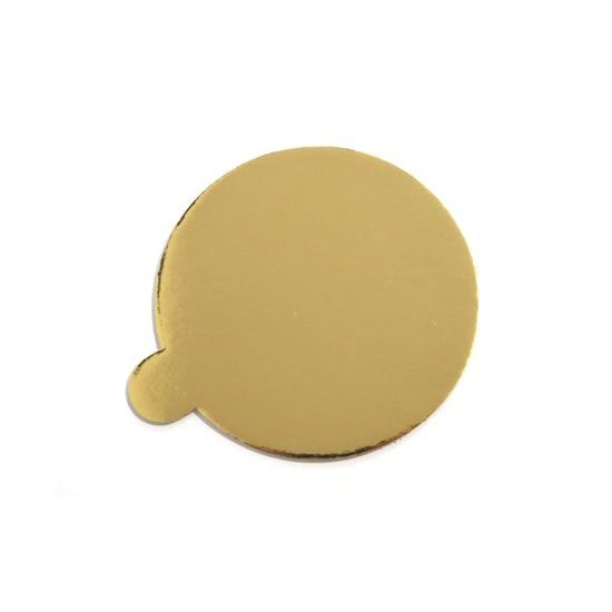 Podložka zlatá na monoporcie, mousse a dezerty - kruh 10 cm - 20 ks
