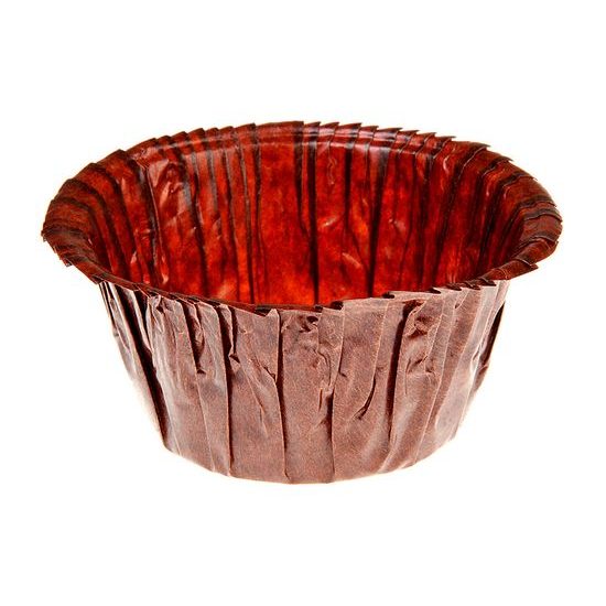 Baking cases for muffins self-supporting - brown 50 pc.