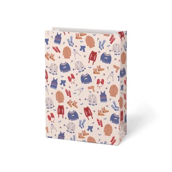 sáček papírový vánoční KRAFT 26x36x12cm mix 5251419