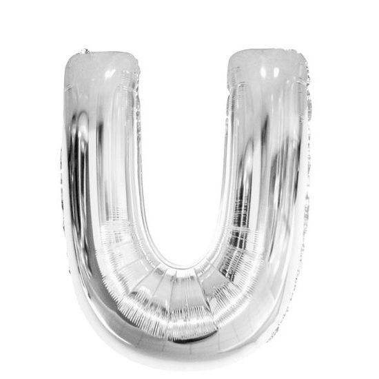Léggömb fóliából "U" betű 115 cm