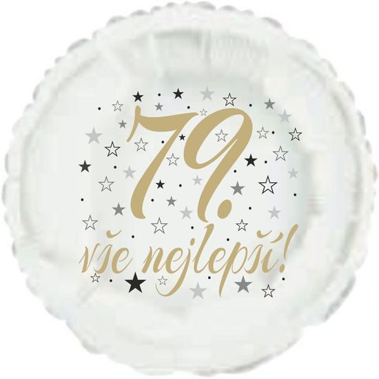 79. narozeniny balónek kruh