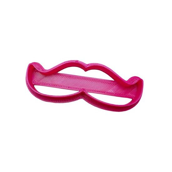 Mustache cookie gingerbread cutter (Movember) for charity - 3D print