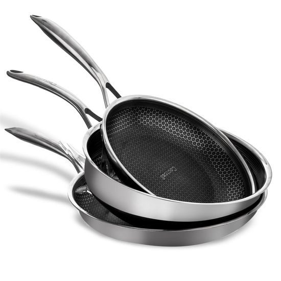 COOKCELL Frying Pan Non-Stick Surface 3 Layers 28x7 cm