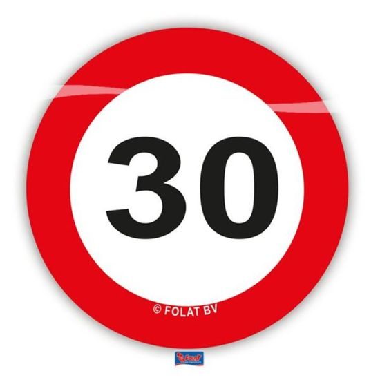 Confetti for table XL Traffic sign 30