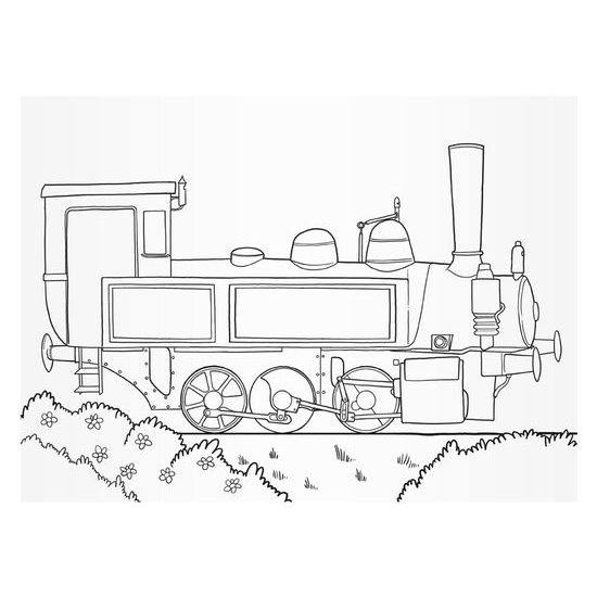 omalovánky Vlaky 5300561