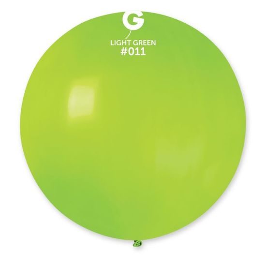 Latexový balón 80 cm - svetlozelený 1 ks