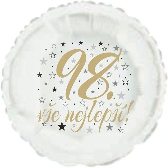 98. narozeniny balónek kruh