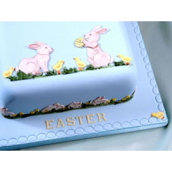 Patchwork Printout Rabbits