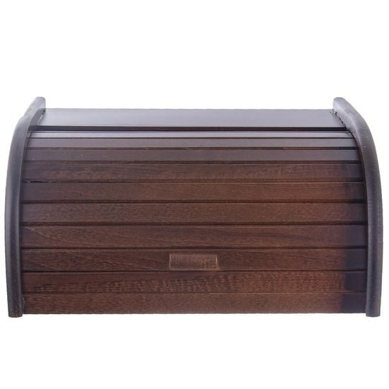 Bread box wood 38,5x29x18 cm AMALIE BROWN