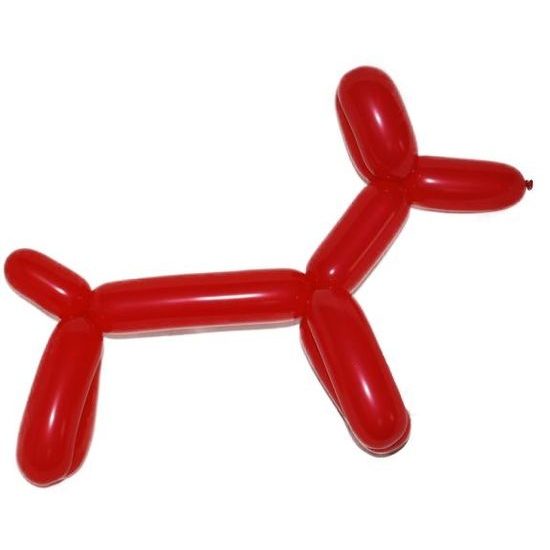 Tvarovací balónek červený