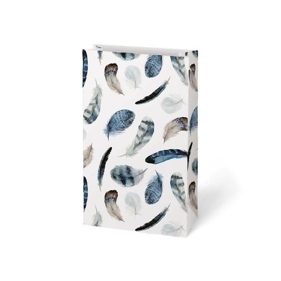 sáček papírový KRAFT 15x27x9cm mix 5251415