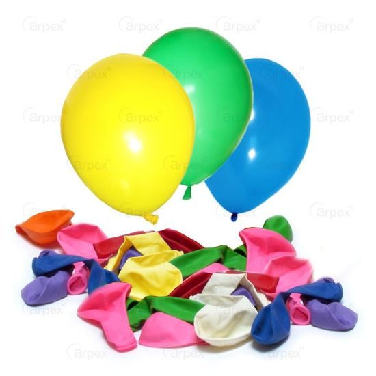 Pastelové balóniky 25 ks v balení, 23 cm