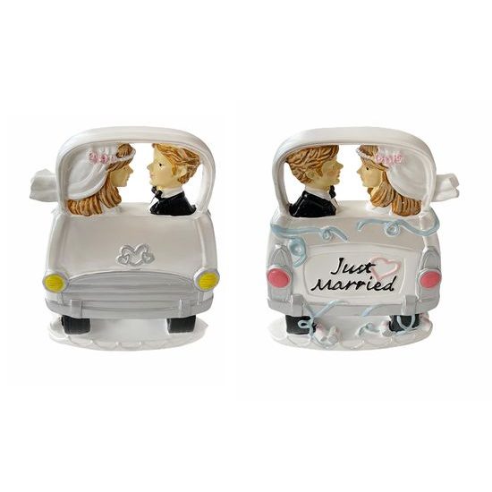 Just Married - wedding figurines for cake