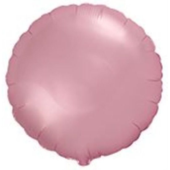 45 cm Round Foil Balloon PASTEL PINK