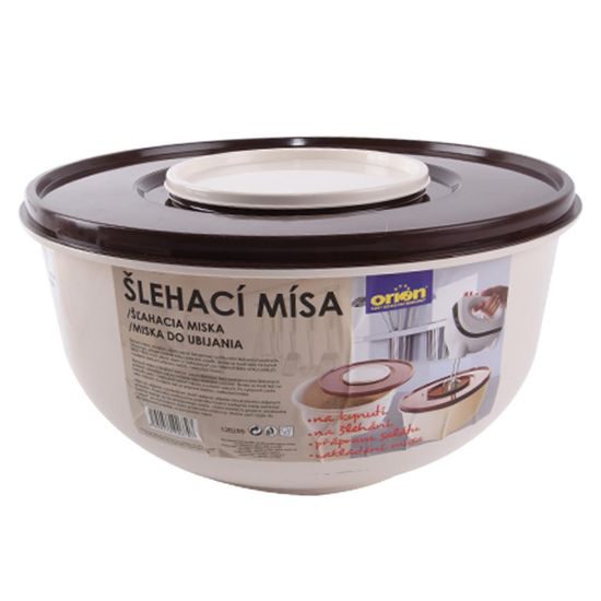 Mísa plast šlehací + víko 5 l