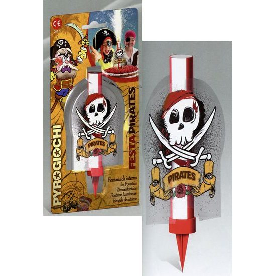 Fontána na tortu s pirátmi