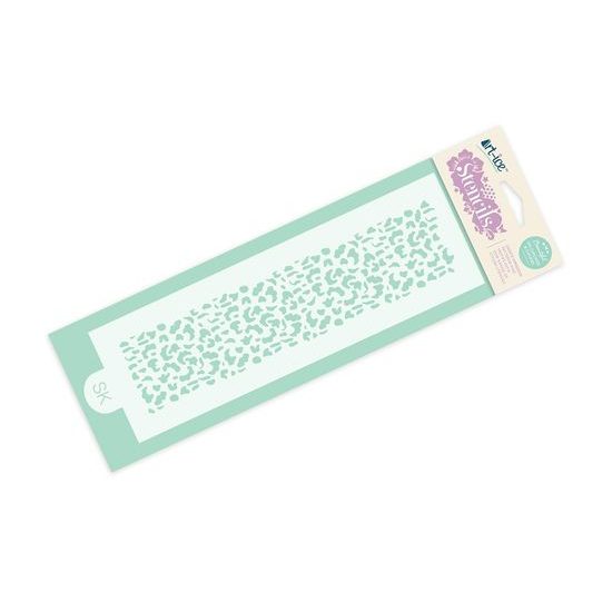 SK Art-ice Stencil Border -Leopard Print- Large