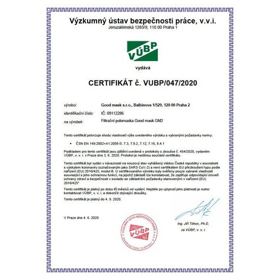 Ultravékony védőmaszk FFP2 - 3 db - cseh termék