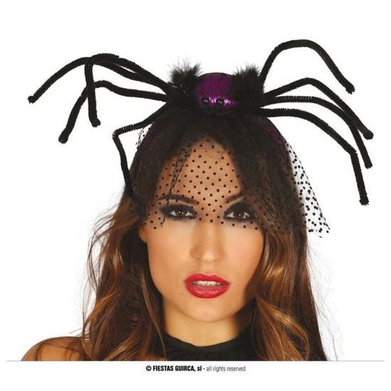 Headband with spider
