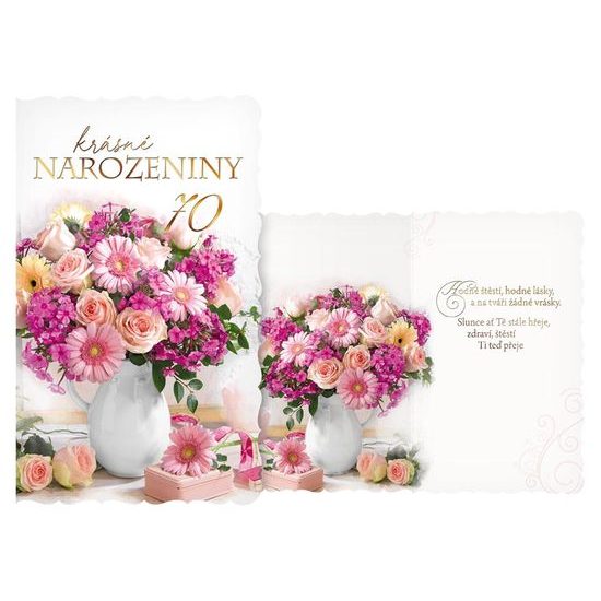 přání k narozeninám 70 M11-515 H PRANI_H_493