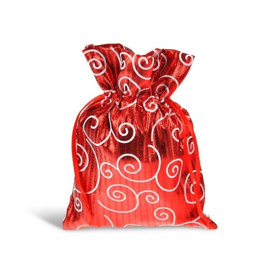 sáček textil vánoční 18x23cm mix 5800724