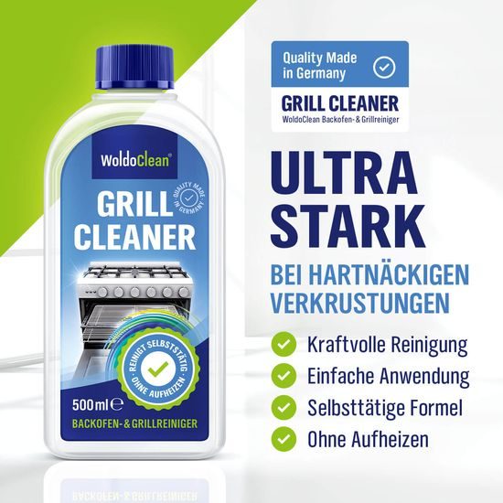 Čistič rúry a grilu + rukavice, mikrovlákno a kefa - 500 ml