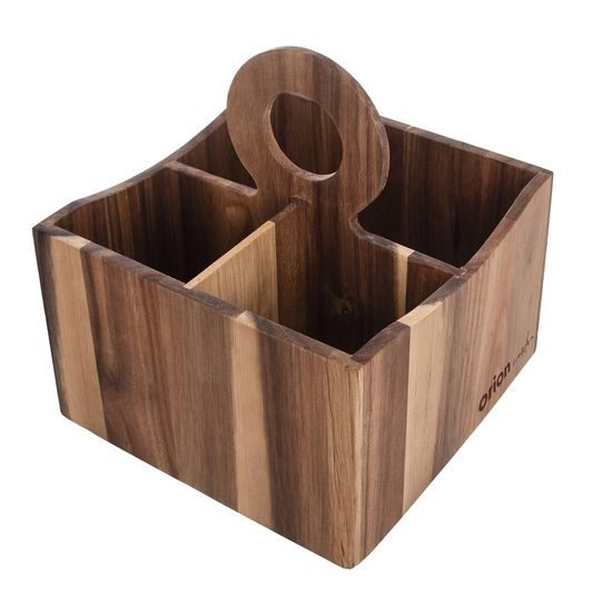 Stojan na příbory akácie WOODEN