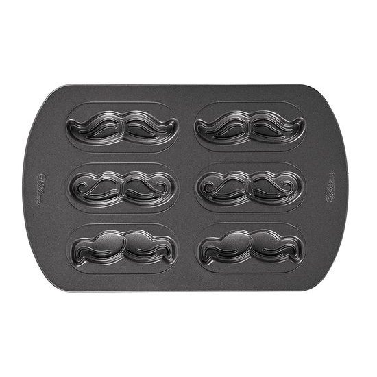 Forma na pečení knírů - Mustache Movemer Cookie Pan