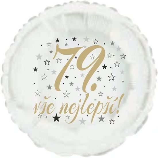 79. narozeniny balónek kruh