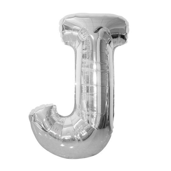 Balloon foil letter "J" 115 cm