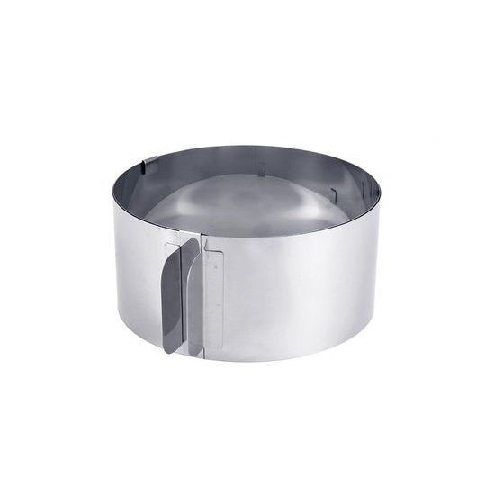 Stainless steel sliding/round mould for cakes and pies
