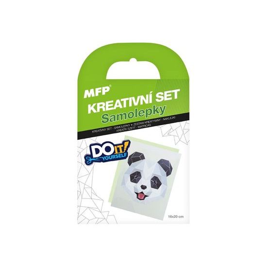 kreativní set - samolepky panda 1042137