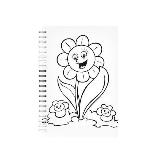 malování vodou 8B - blok 15x22cm se spirálou 8 listů + štětec 5301089