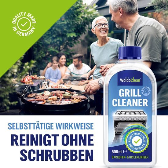 Čistič rúry a grilu + rukavice, mikrovlákno a kefa - 500 ml