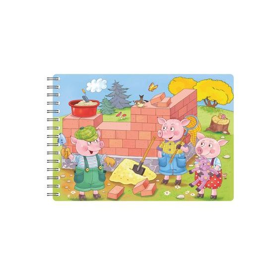 malování vodou 4B - blok 15x19cm se spirálou 4 listy + štětec 5301092