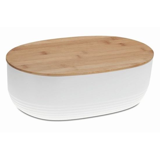 Breadbox NAMUR plastic / wood white
