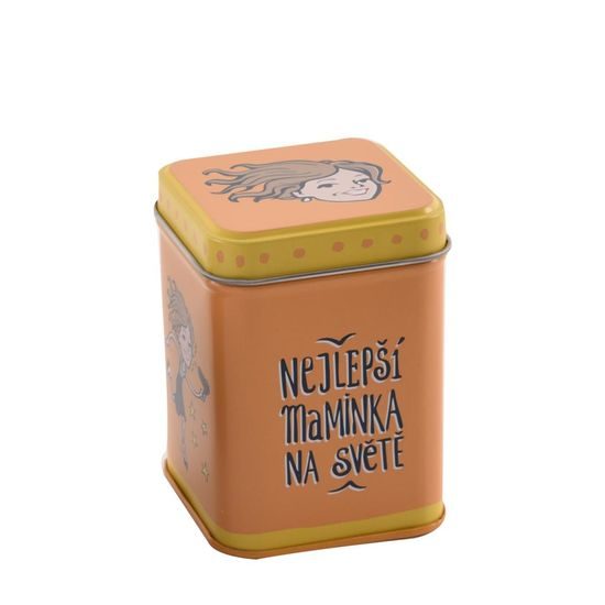 Tin Can 6x6x8.5 cm Best Mom in the World