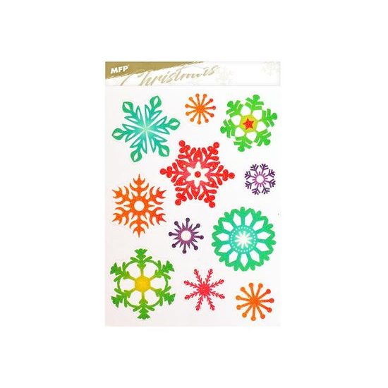 okenní fólie vánoce glitr VA024 20x30cm 8886077