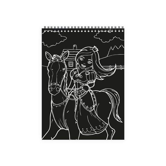 škrabací obrázek blok 26x19cm 10l mix/duha 1032110