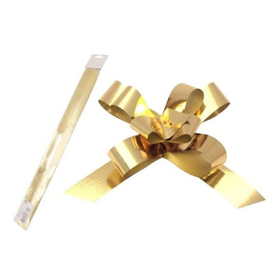 stahovací stuha zlatá metal 2/50 5660088