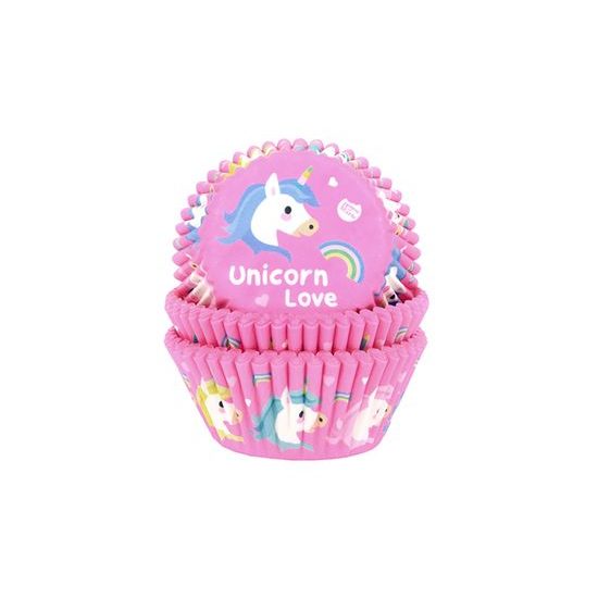 Cukrárenské košíčky na pečenie Unicorn - Unicorn Love - 50 ks