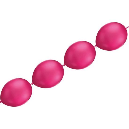 Balloons chain fuchsia