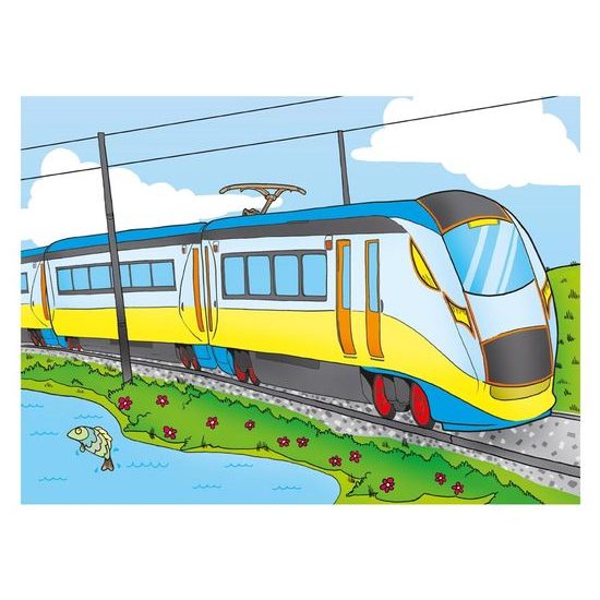 omalovánky Vlaky 5300561